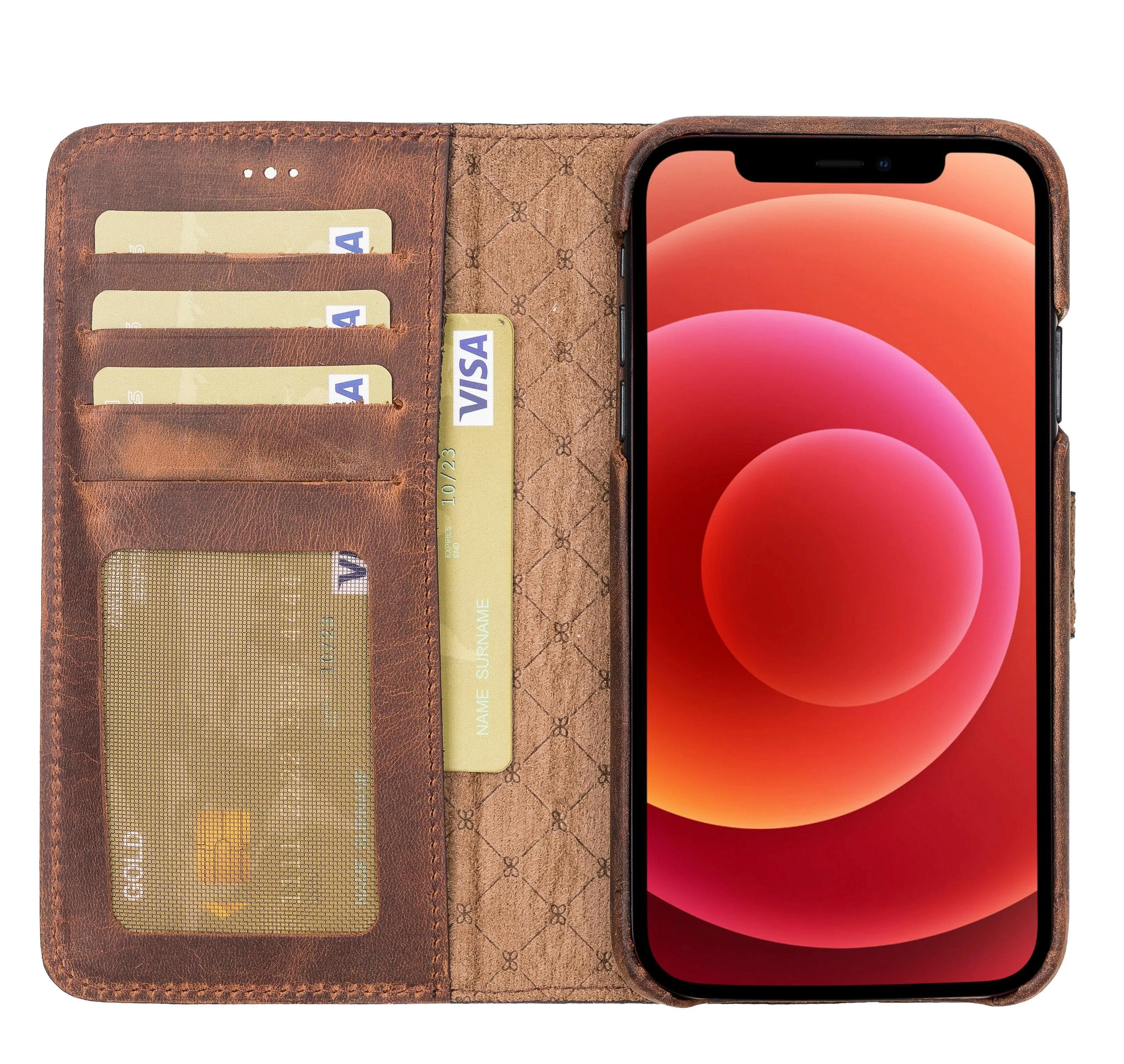 Detachable Fully Covering Leather Wallet Case For Apple iPhone 11 Series