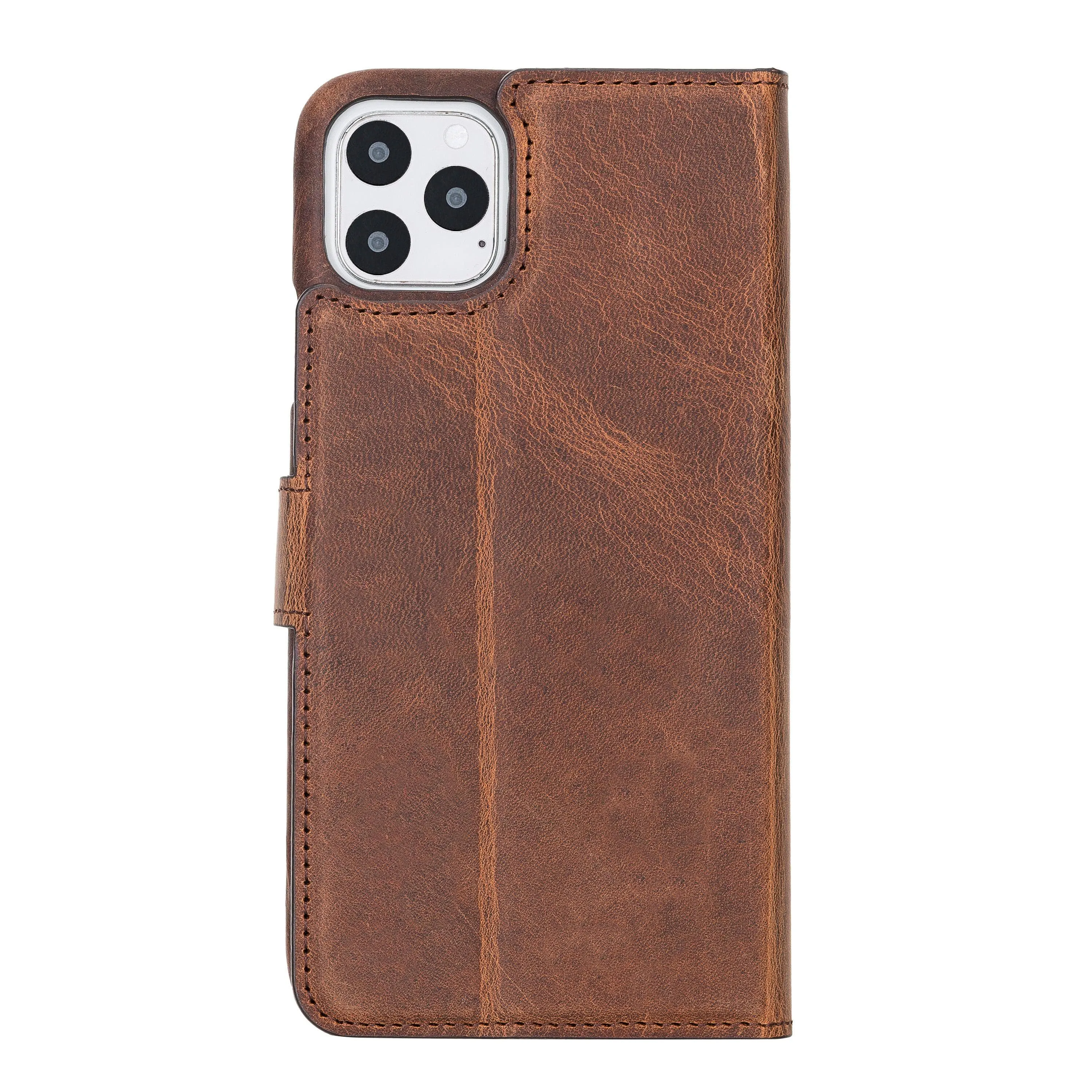 Detachable Fully Covering Leather Wallet Case For Apple iPhone 11 Series