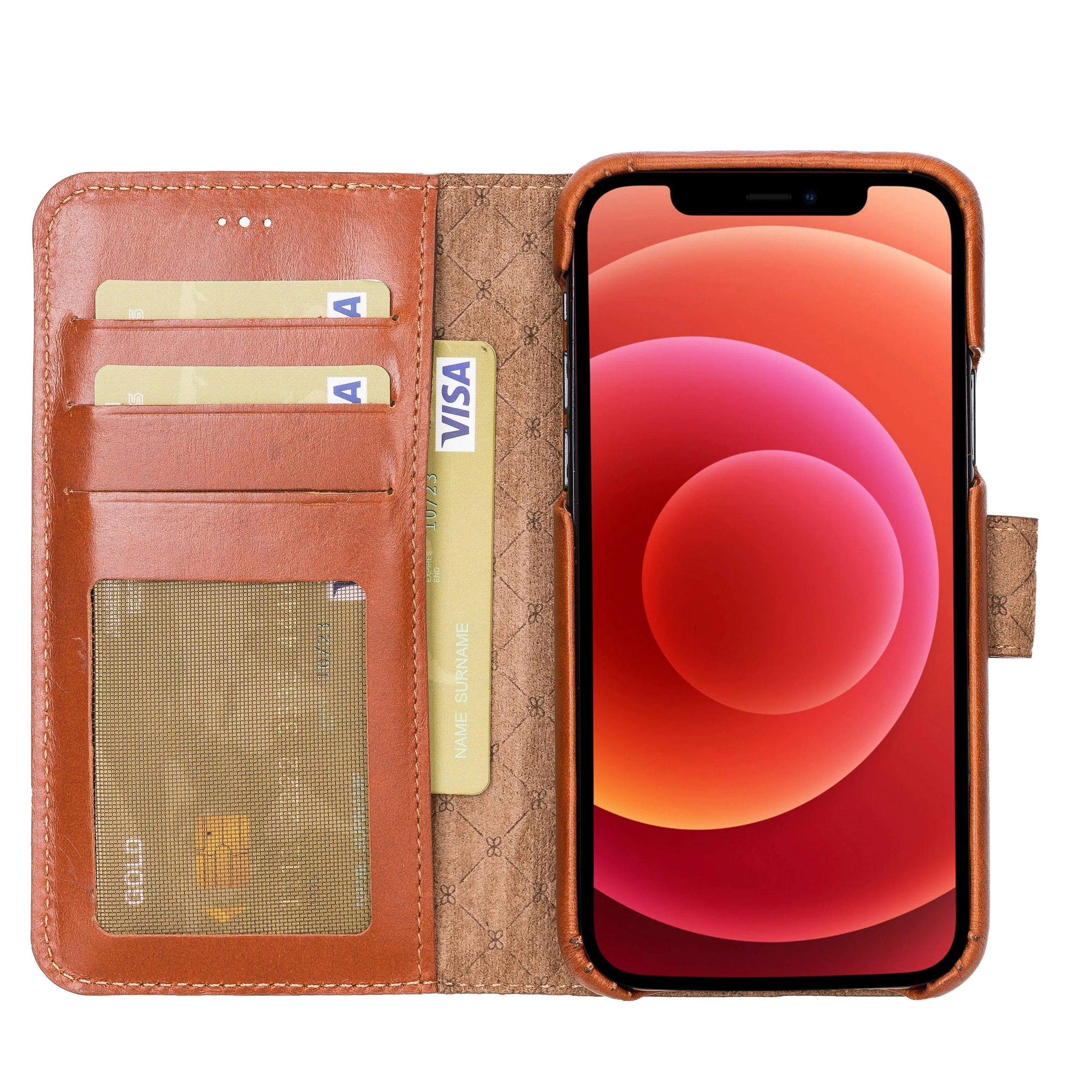 Detachable Fully Covering Leather Wallet Case For Apple iPhone 11 Series