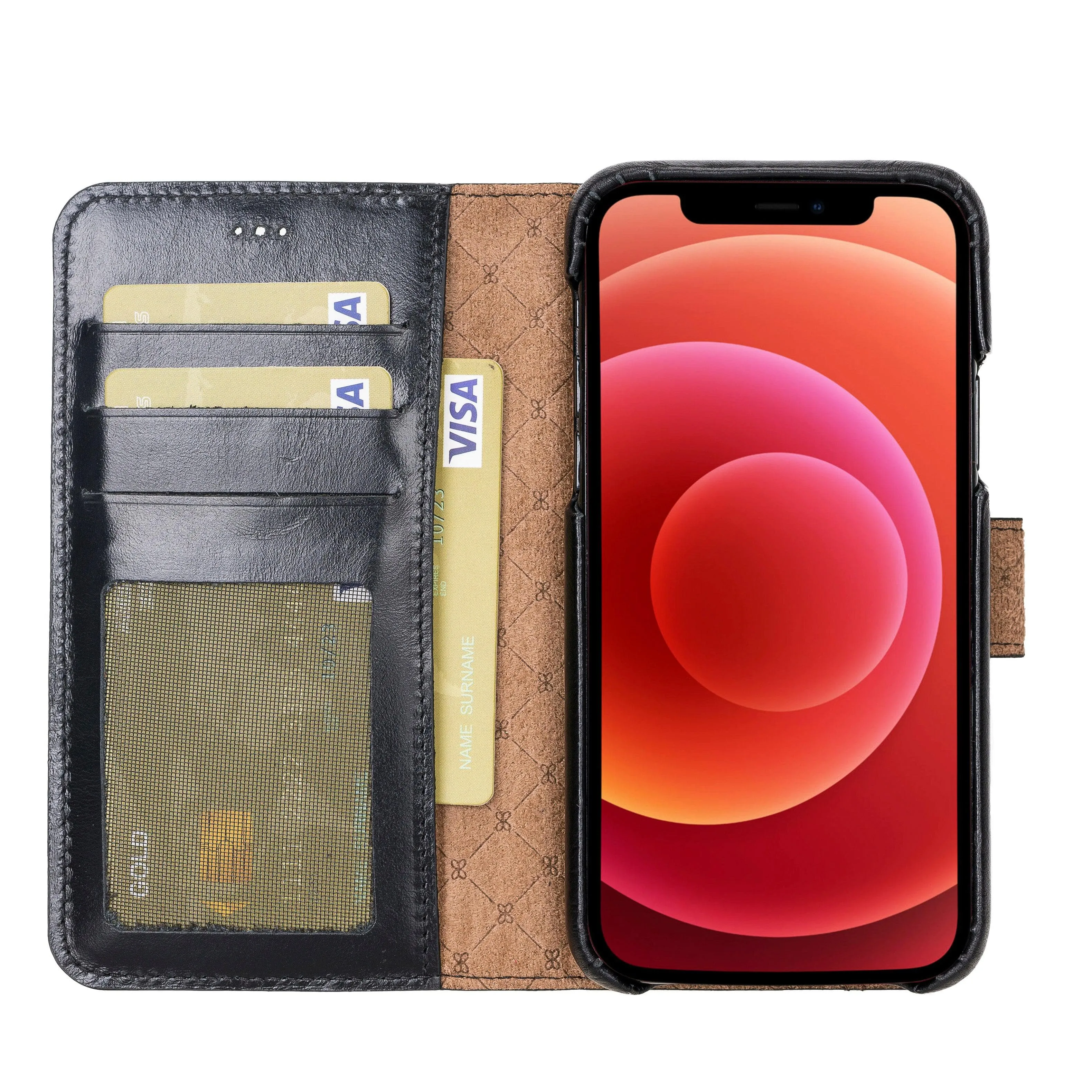 Detachable Fully Covering Leather Wallet Case For Apple iPhone 11 Series
