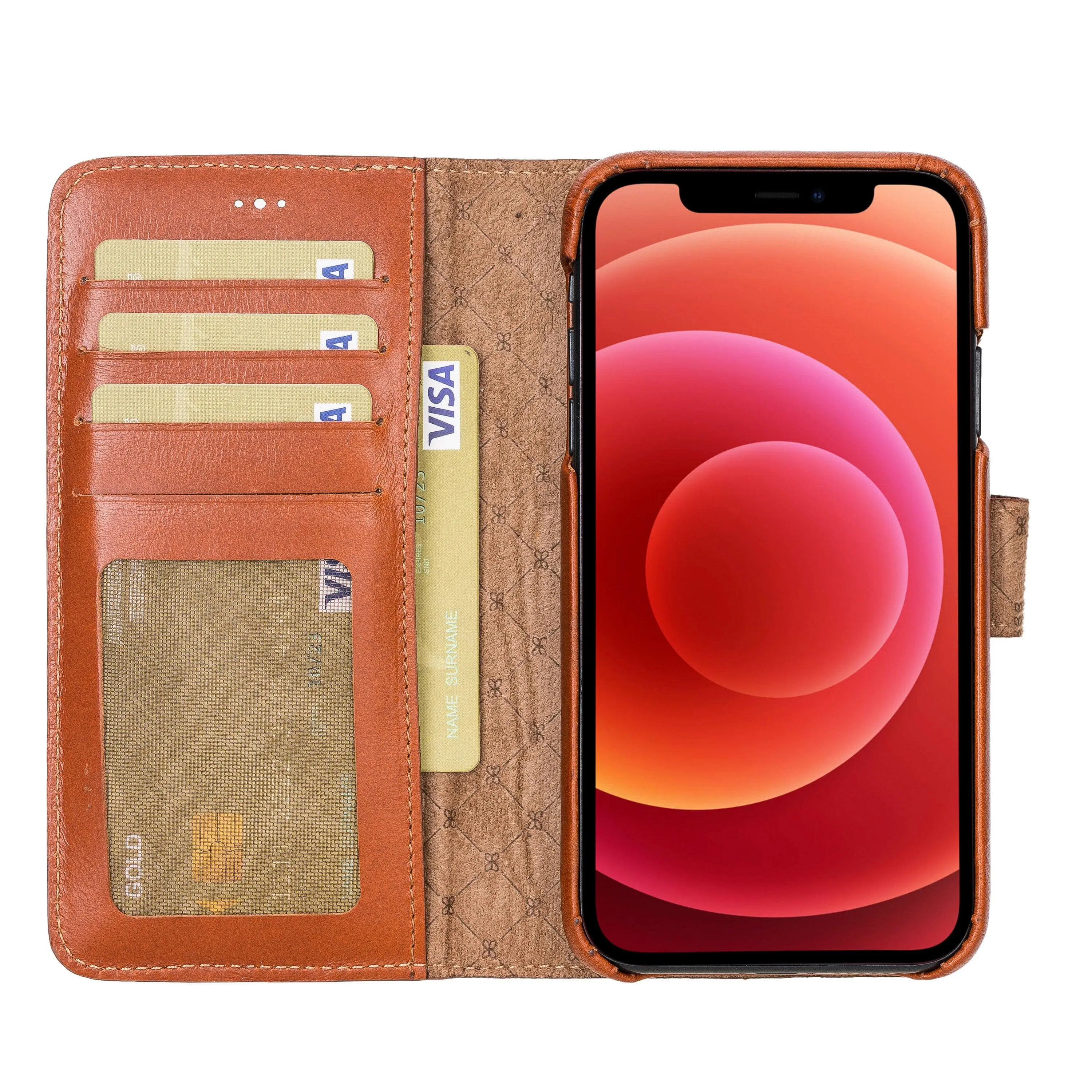 Detachable Fully Covering Leather Wallet Case For Apple iPhone 11 Series