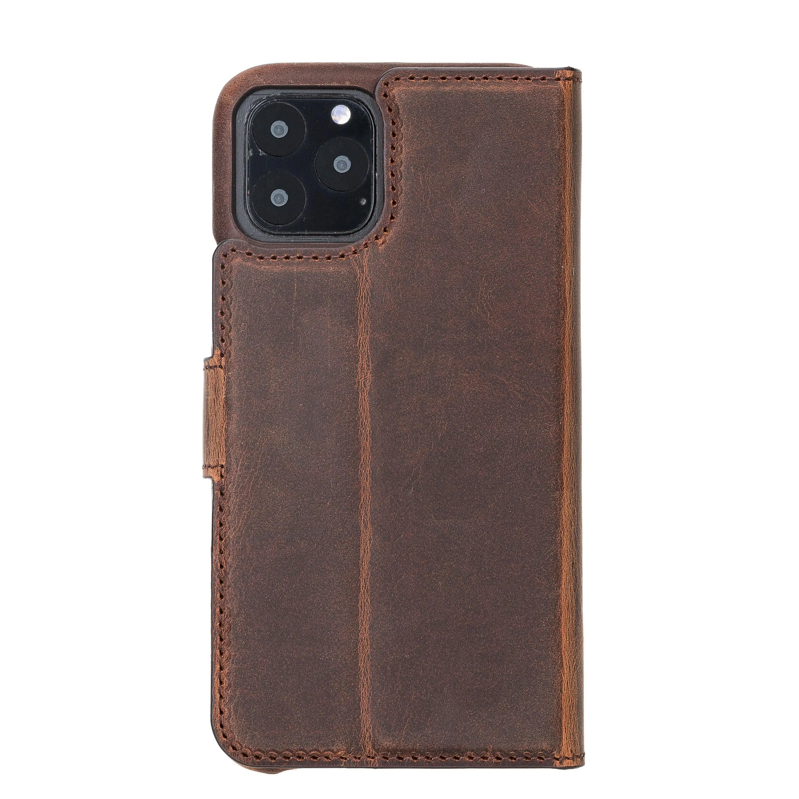 Detachable Fully Covering Leather Wallet Case For Apple iPhone 11 Series