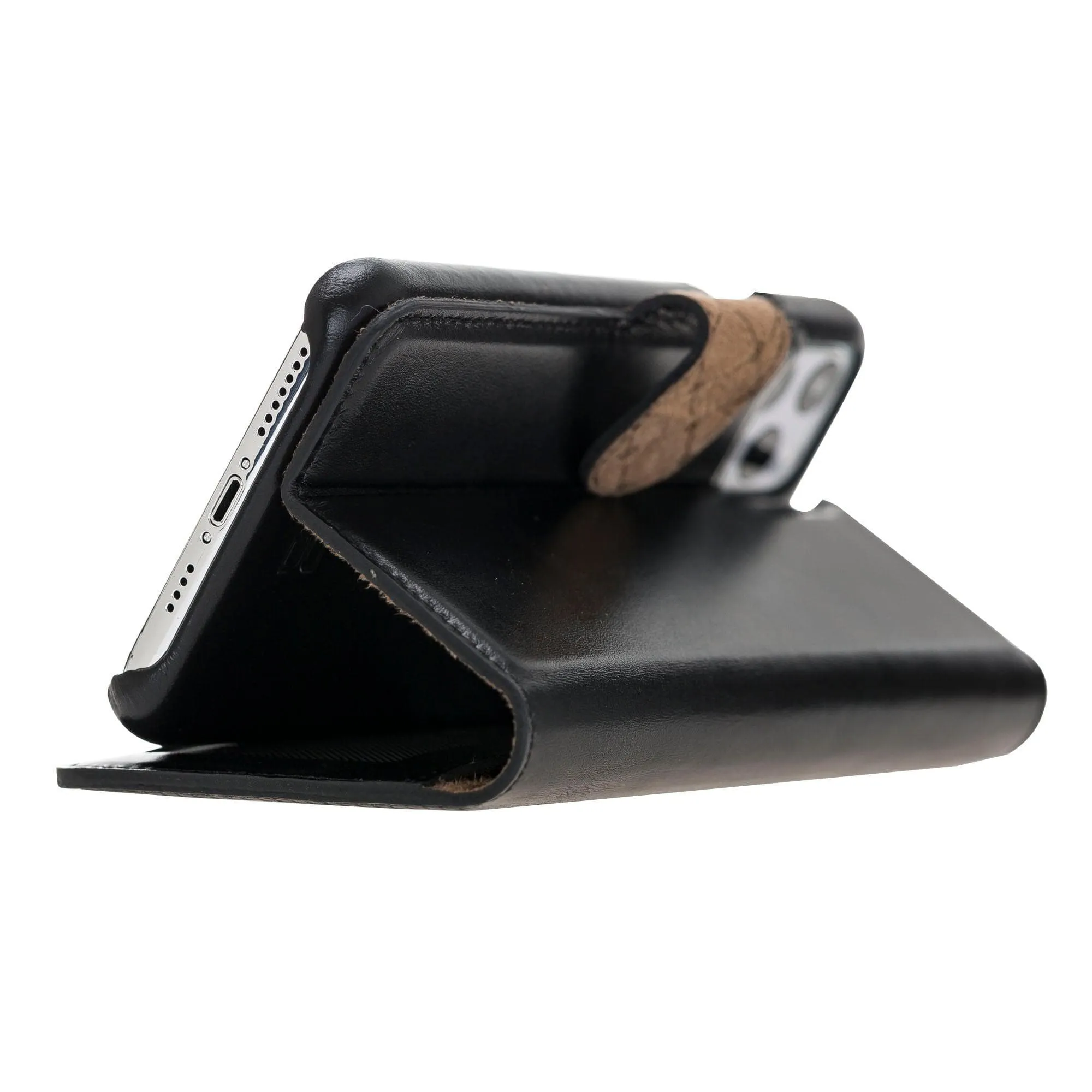 Detachable Fully Covering Leather Wallet Case For Apple iPhone 11 Series