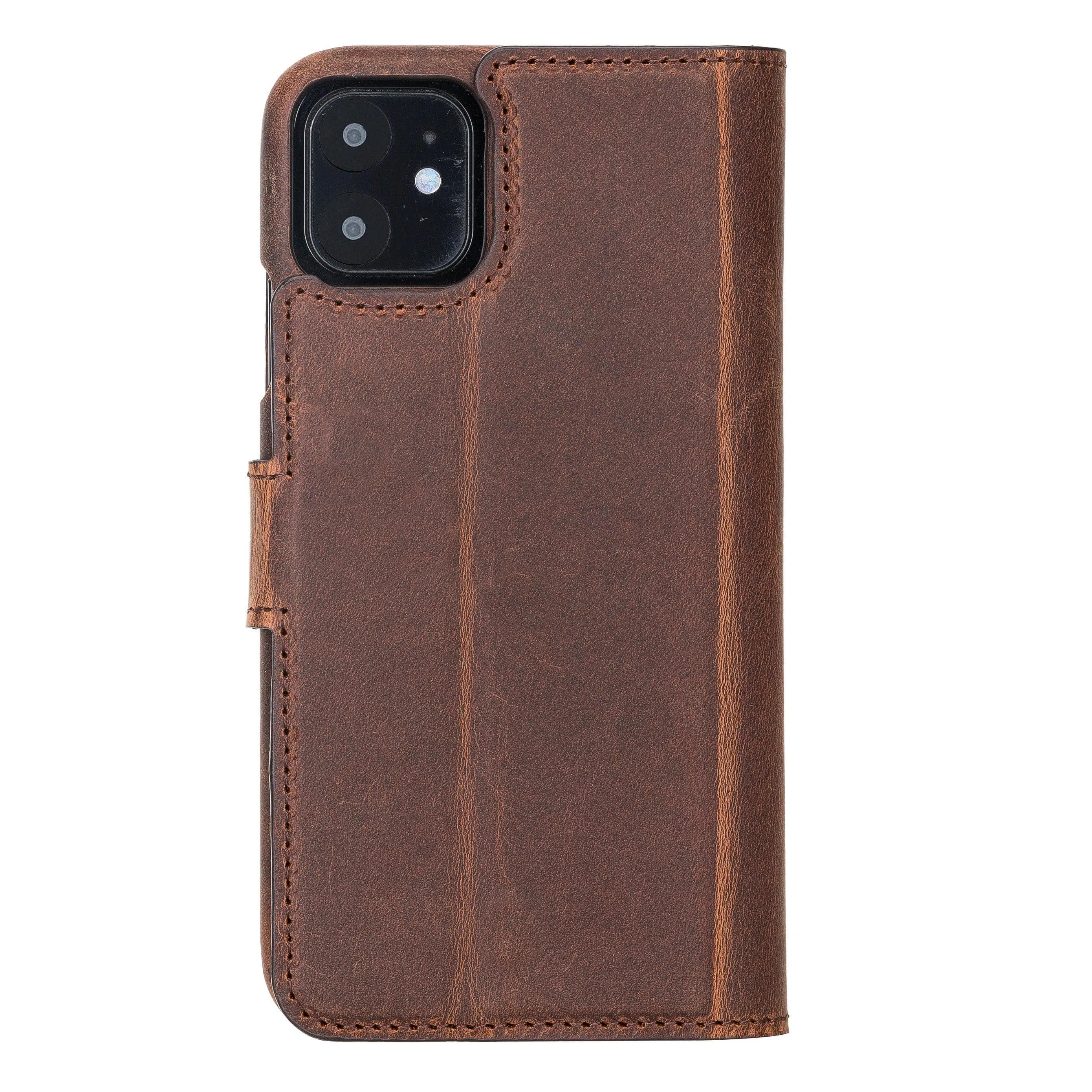 Detachable Fully Covering Leather Wallet Case For Apple iPhone 11 Series