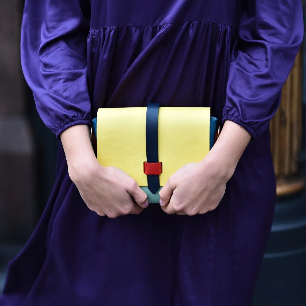 Dinky Upcycled Leather Handbag Margate