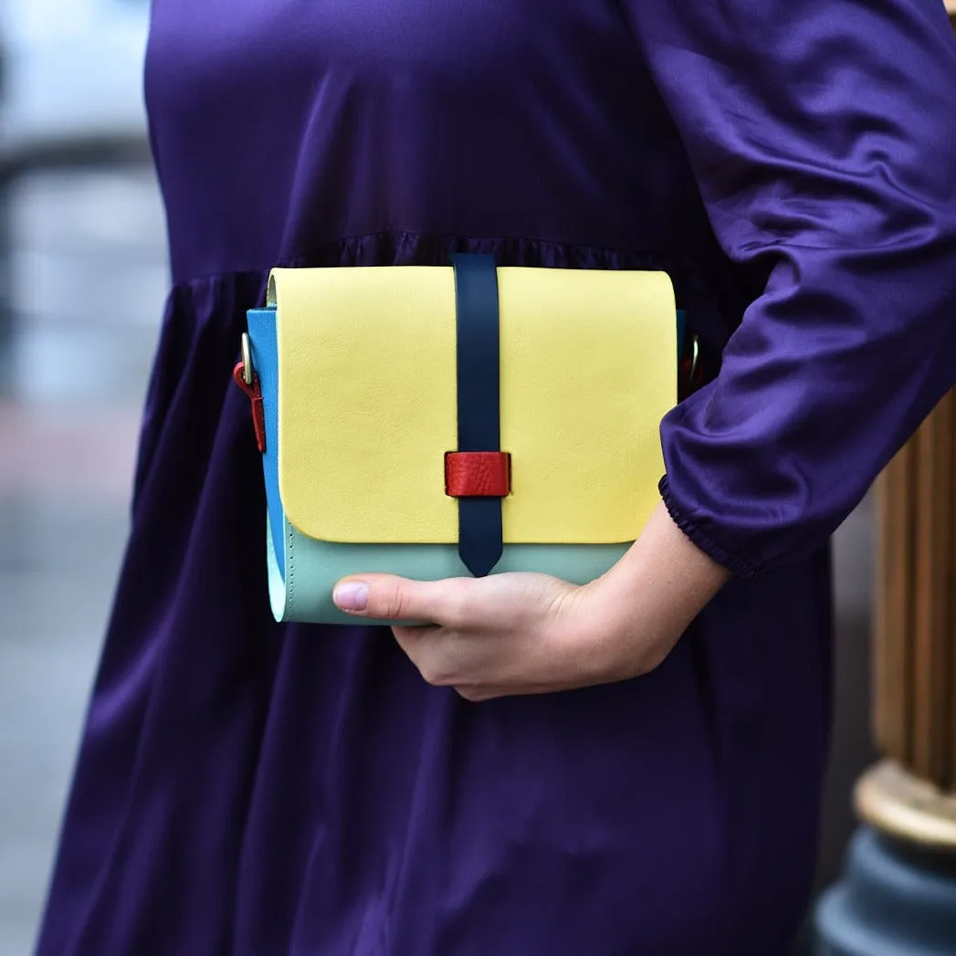 Dinky Upcycled Leather Handbag Margate