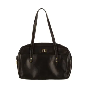 Dior Black Logo Shoulder Bag