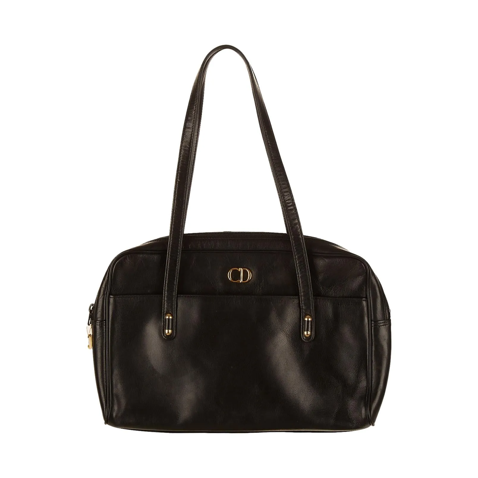 Dior Black Logo Shoulder Bag