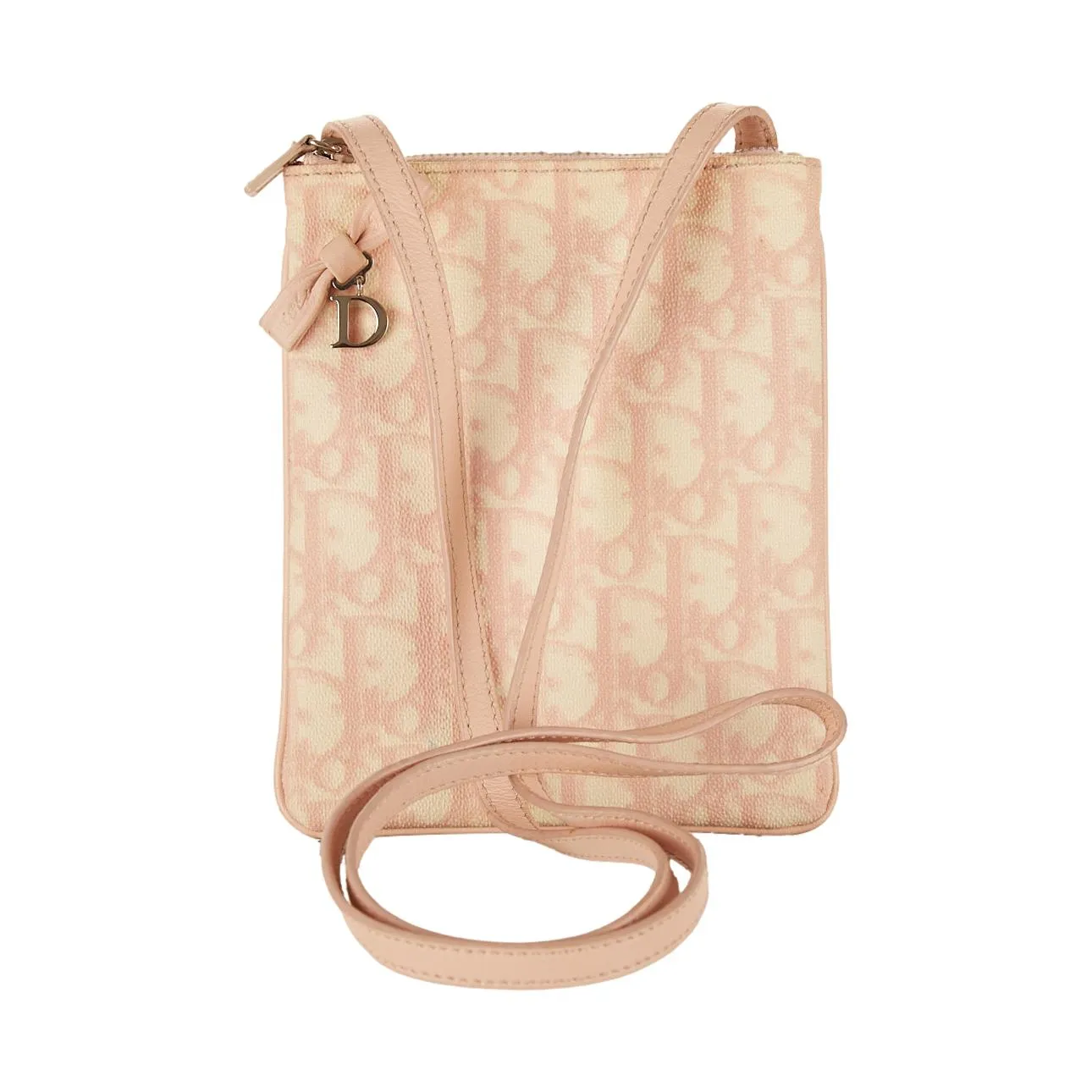 Dior Pink Logo Mini Shoulder Bag