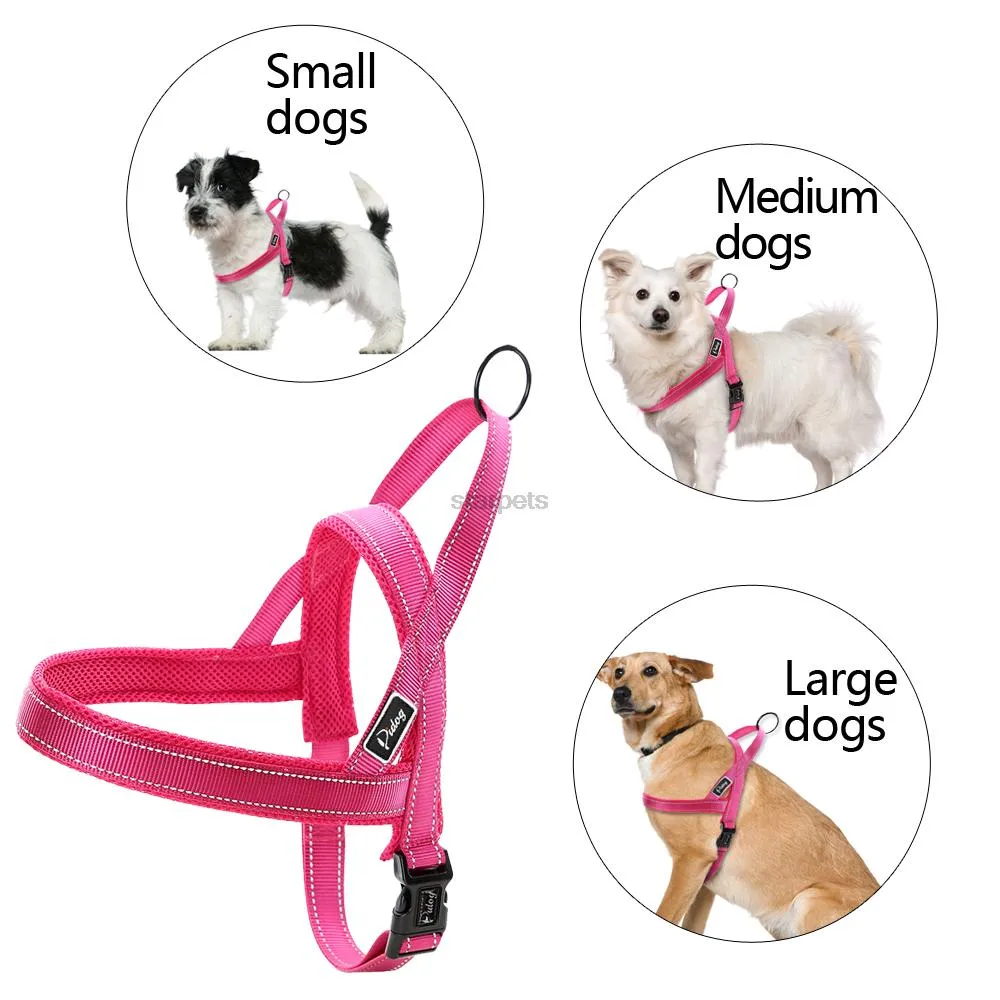 Dog Harness With Reflective Stitching