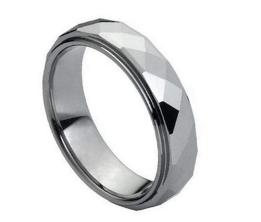 Domed Faceted with Stepped Edge
