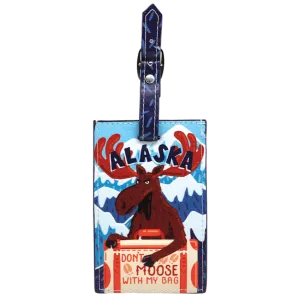 Don't Moose With My Bag Luggage Tag