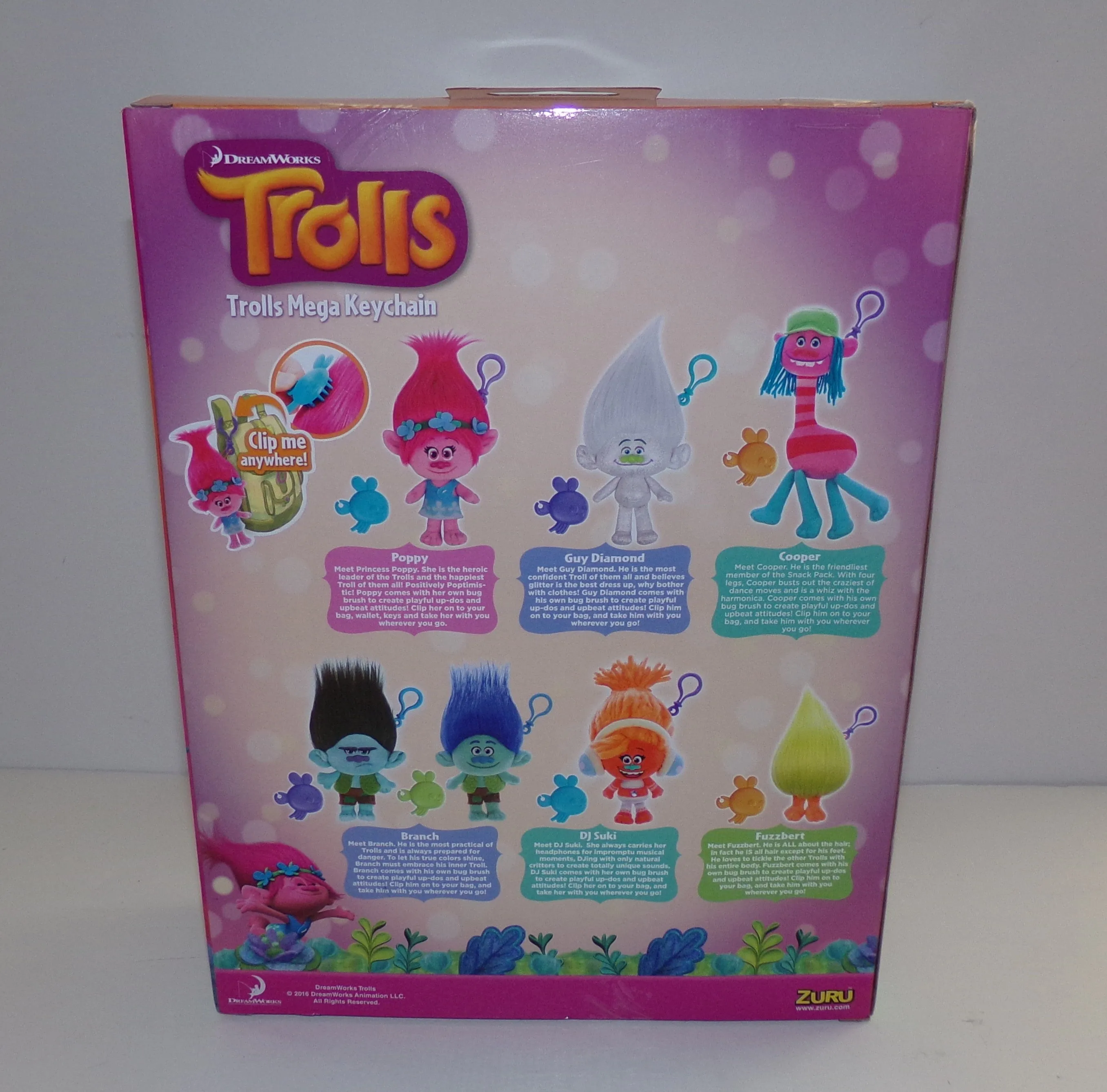 DreamWorks Trolls Mega Key Chain Grumpy Branch