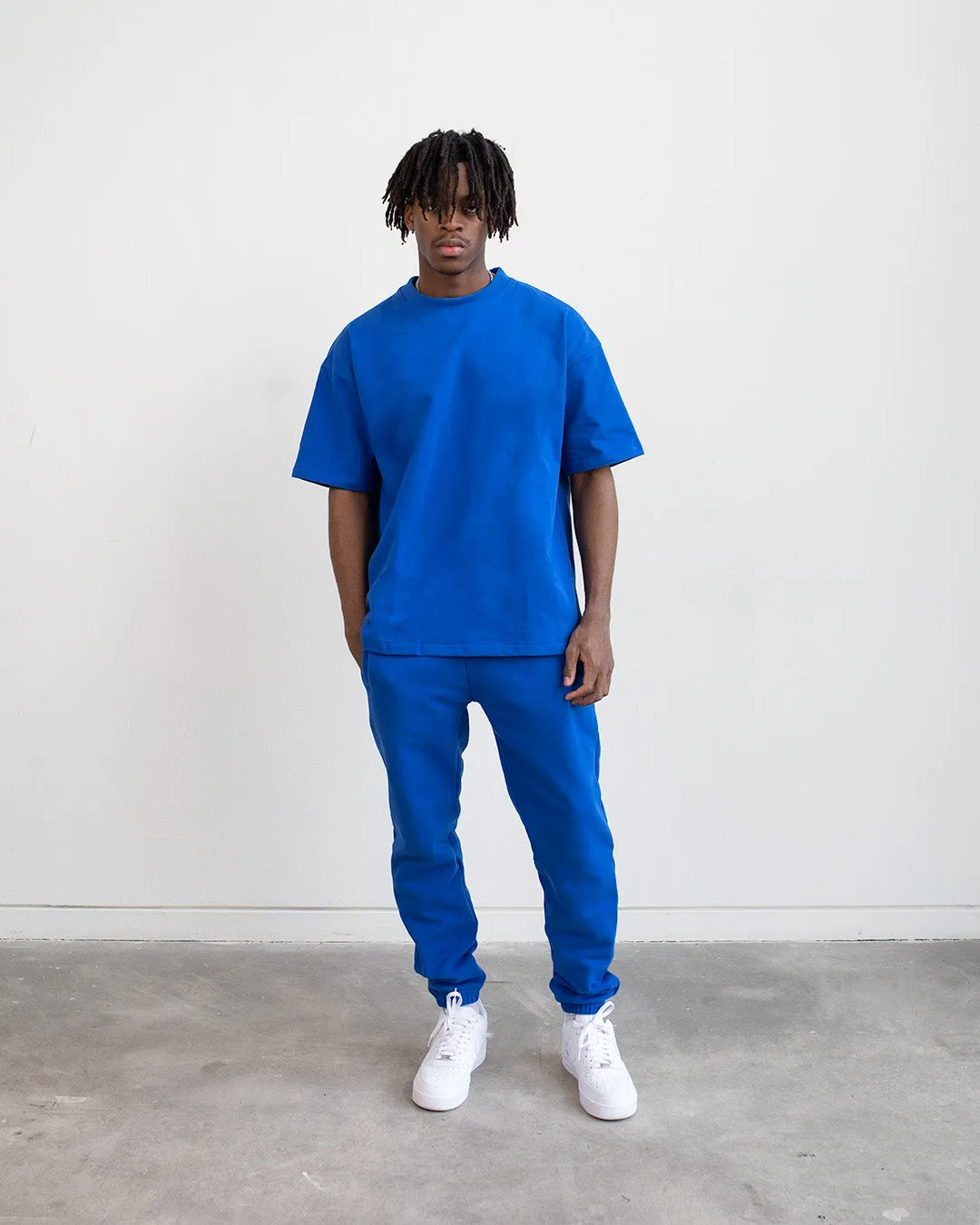 Drop Shoulder T-Shirt - Royal Blue
