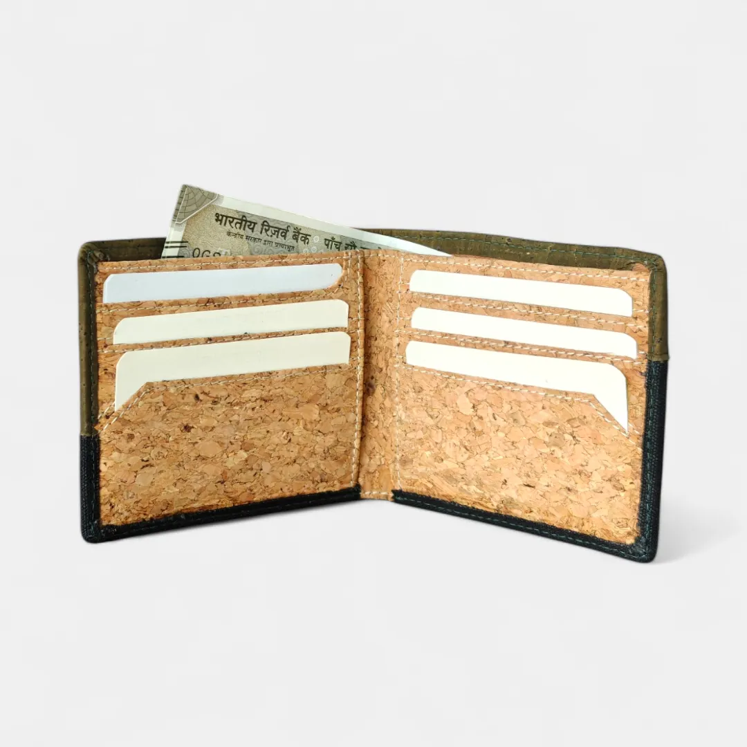 Earthly Luxe: Premium Cork Wallet and Jar Candle Hamper