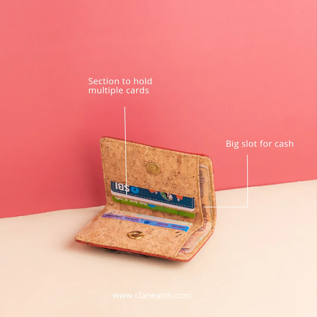 EcoLuxe Duo:Cork Wallet & Candle Gift Set | Sustainable Gifts | Crafted in India