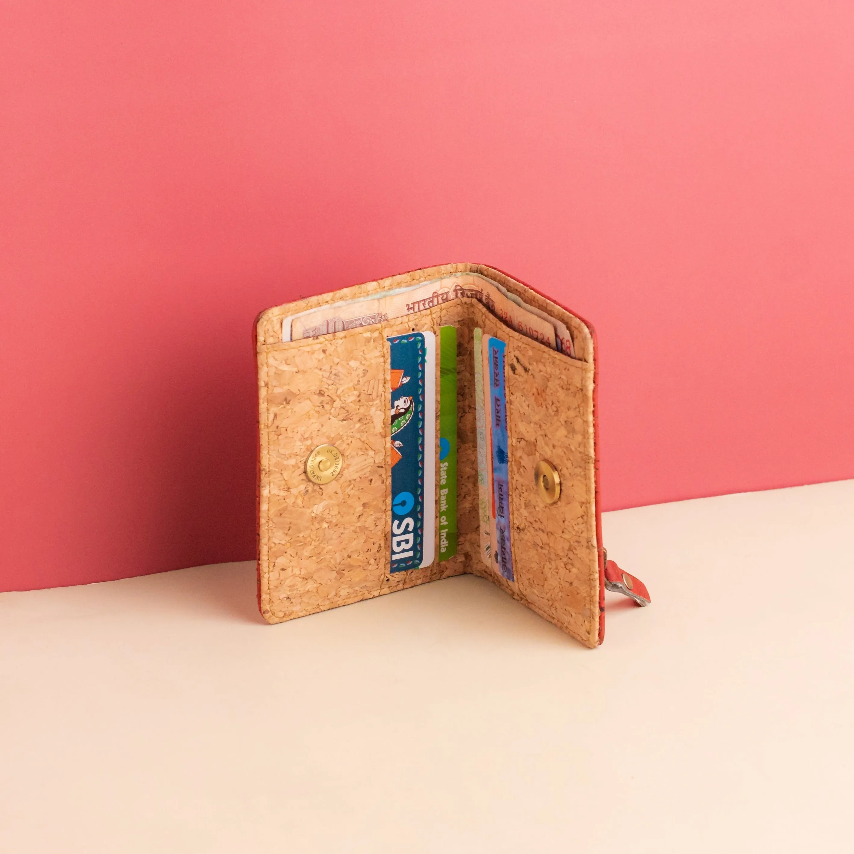 EcoLuxe Duo:Cork Wallet & Candle Gift Set | Sustainable Gifts | Crafted in India