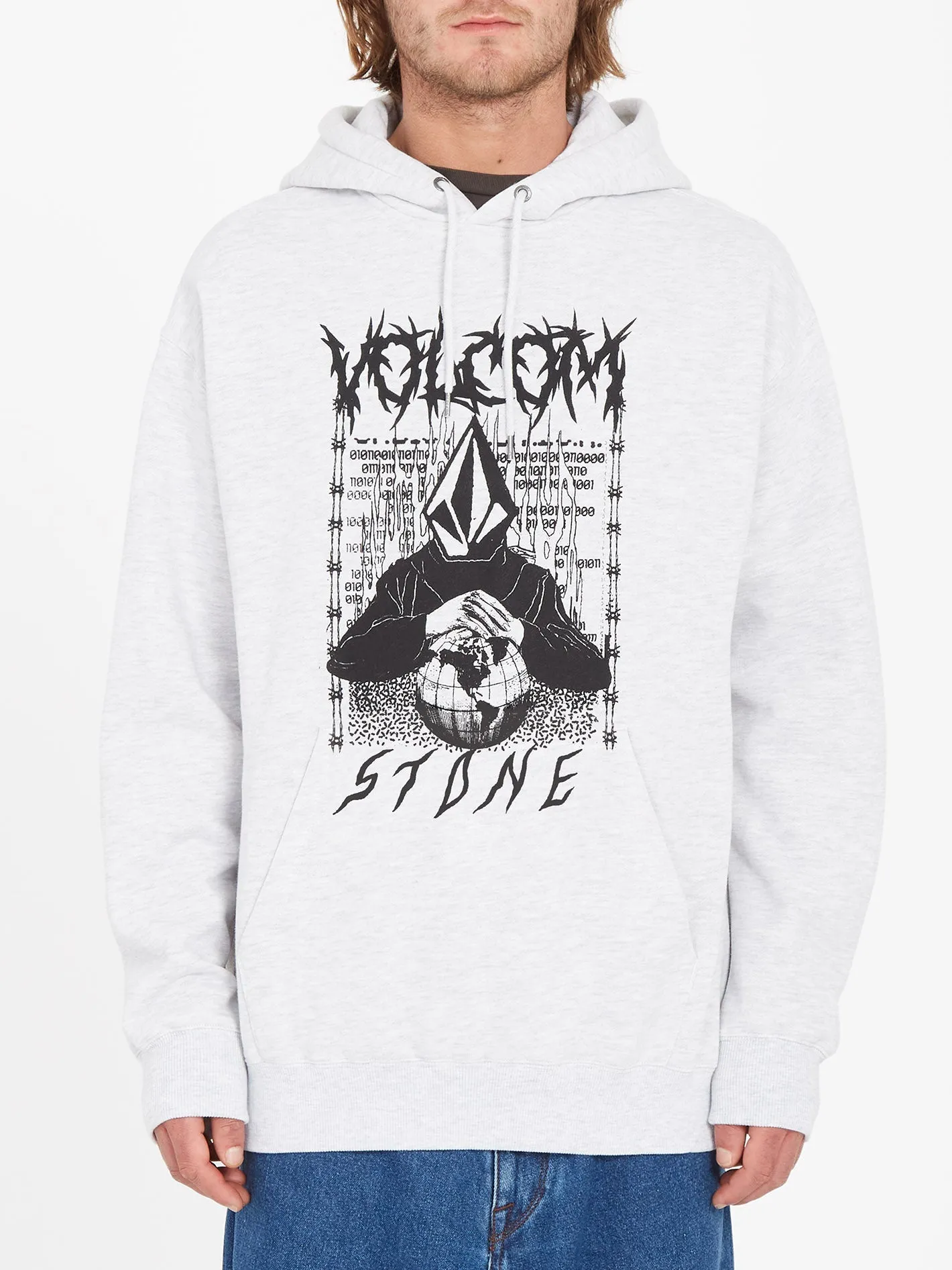 Edener Kapuzenpullover - HEATHER GREY