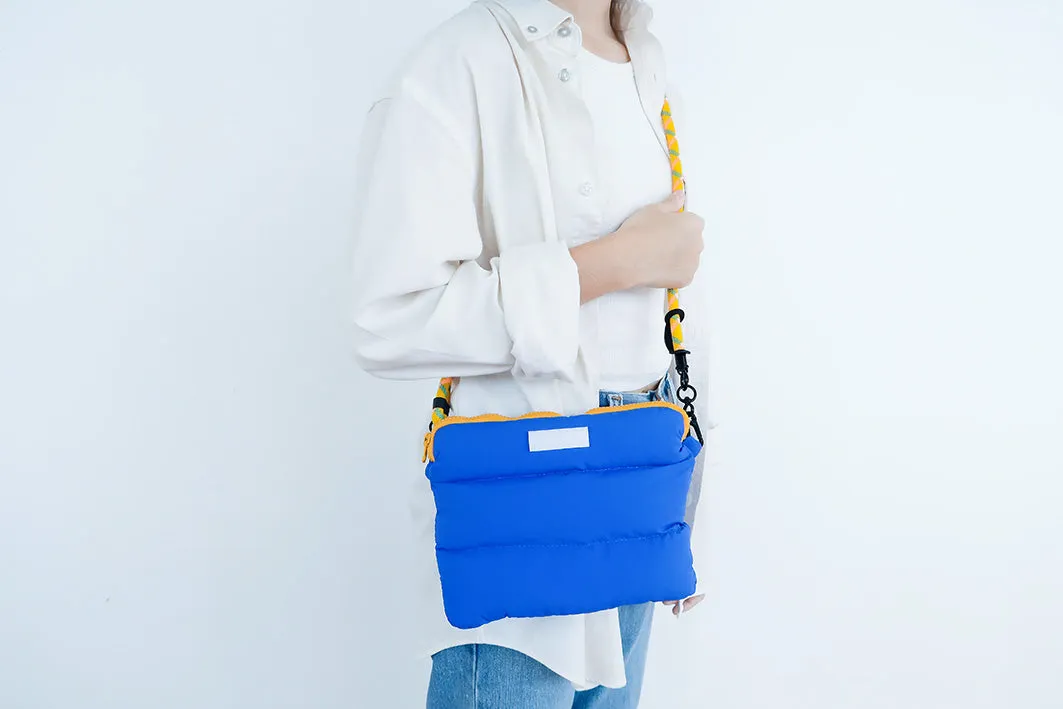 Electric Blue Pong Pong Bag {Multi Purpose Bag}