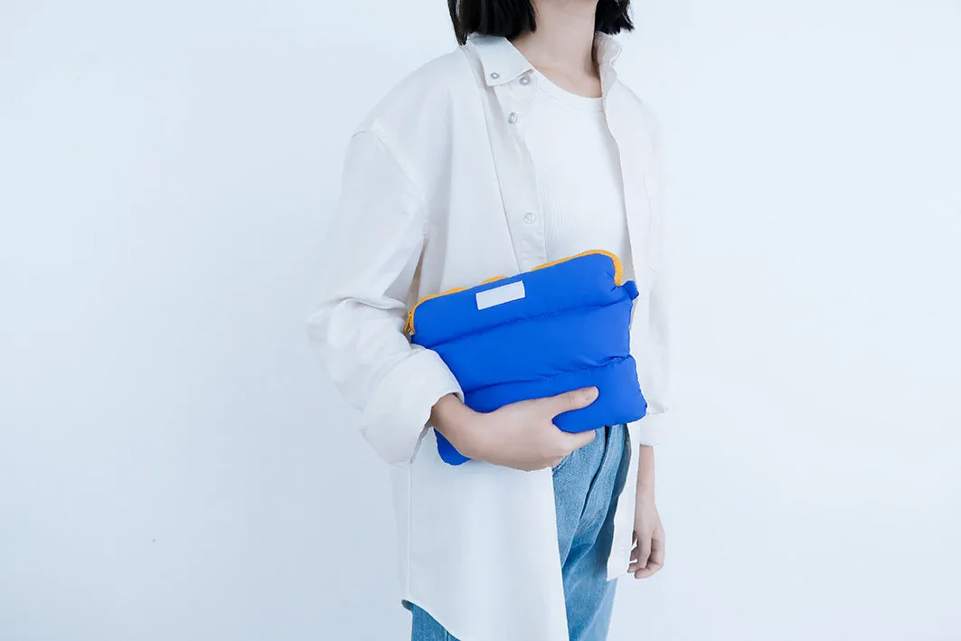 Electric Blue Pong Pong Bag {Multi Purpose Bag}