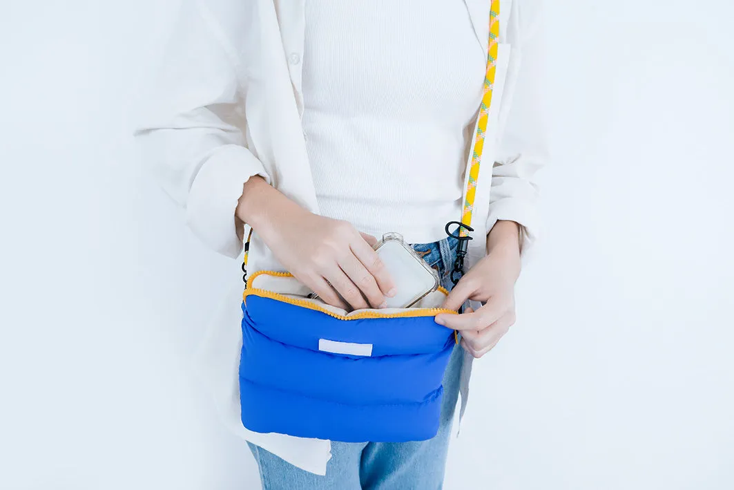 Electric Blue Pong Pong Bag {Multi Purpose Bag}