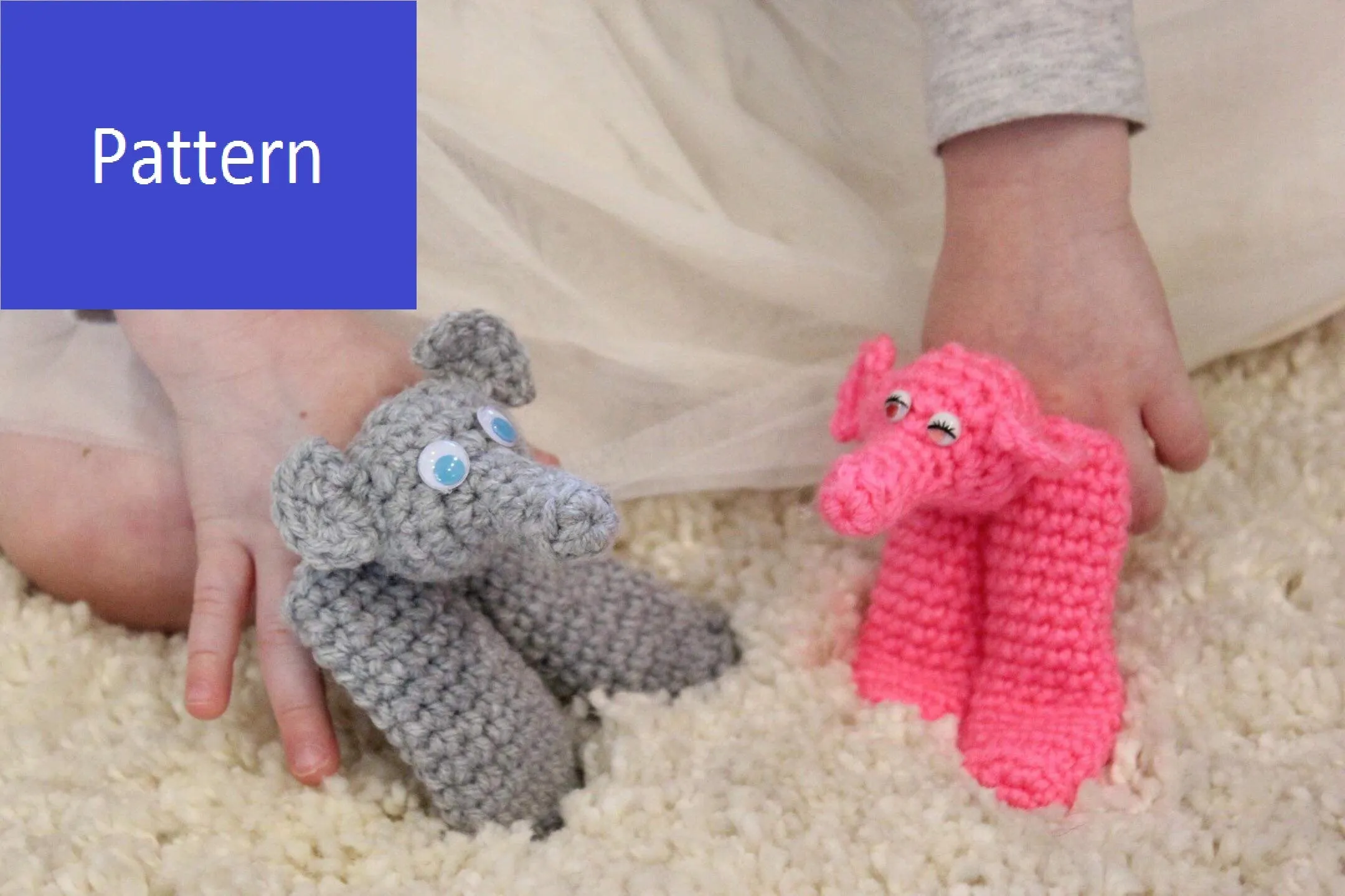 Elephant in the House Crochet Patterns Paperback Book - 14 Elephant Patterns