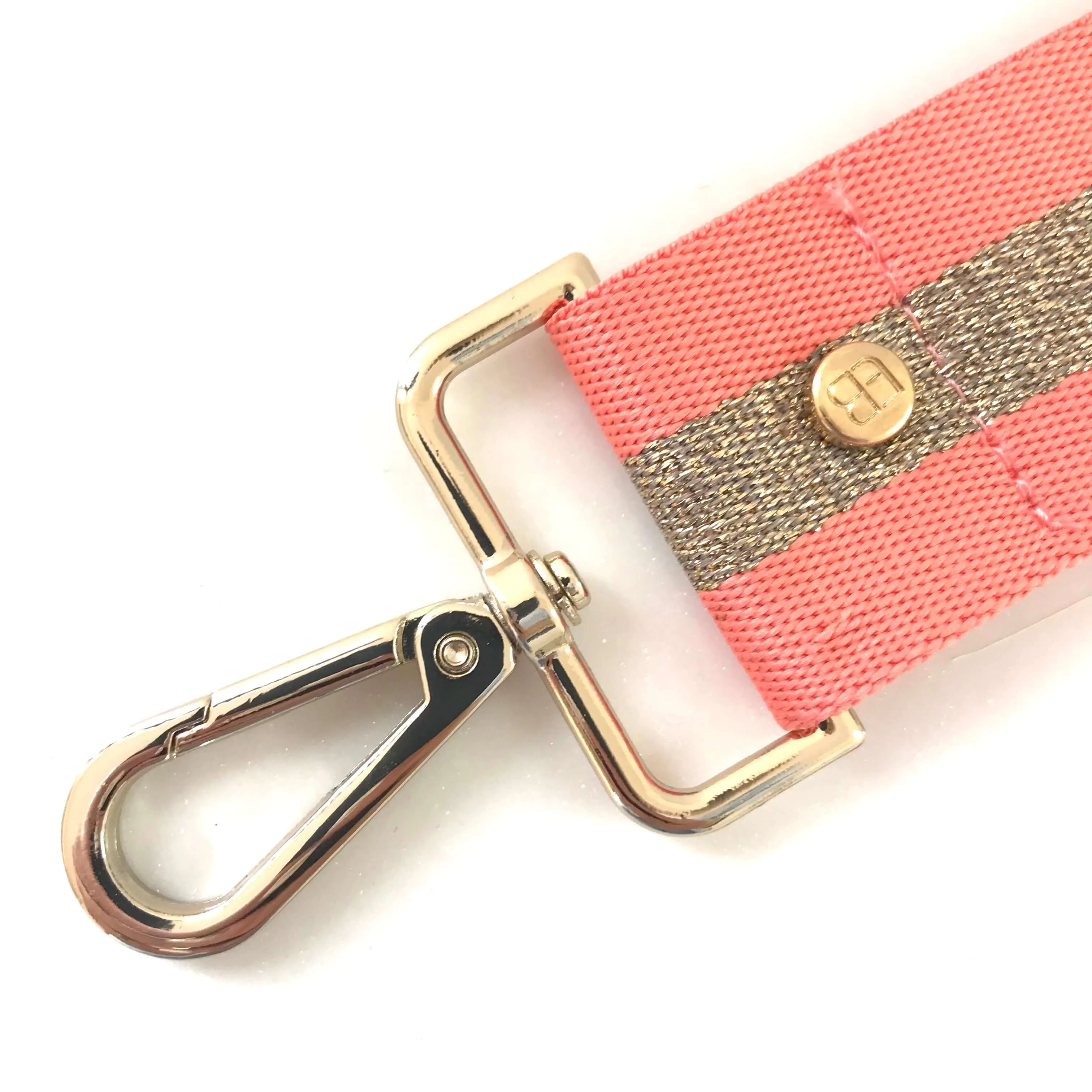 Elie Beaumont Bag Strap - Peach Sparkle