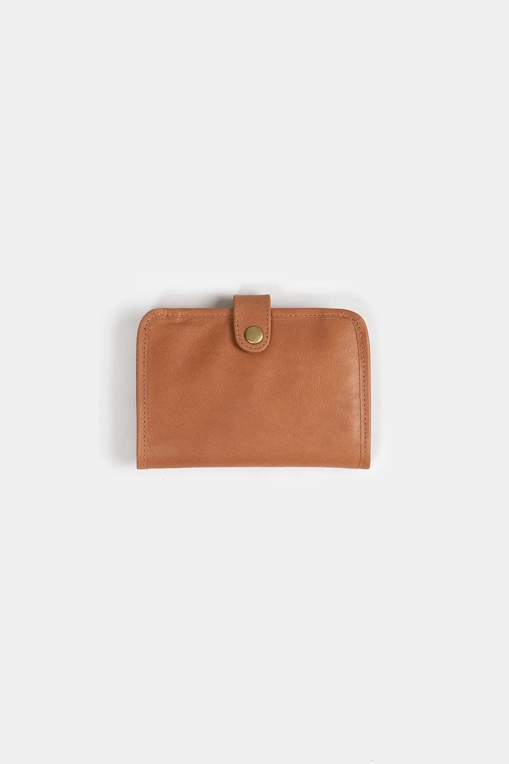 Eliot Leather Wallet In Cedar