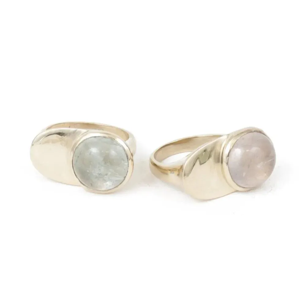 esposa ring - rutilated quartz