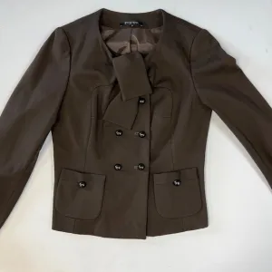 Etcetera rich brown blazer jacket vibrant color 8