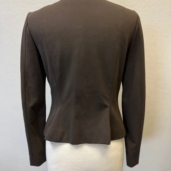 Etcetera rich brown blazer jacket vibrant color 8