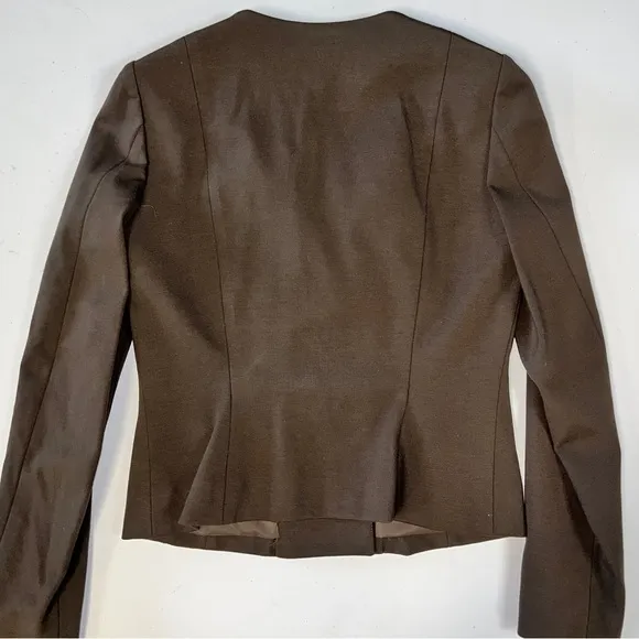 Etcetera rich brown blazer jacket vibrant color 8