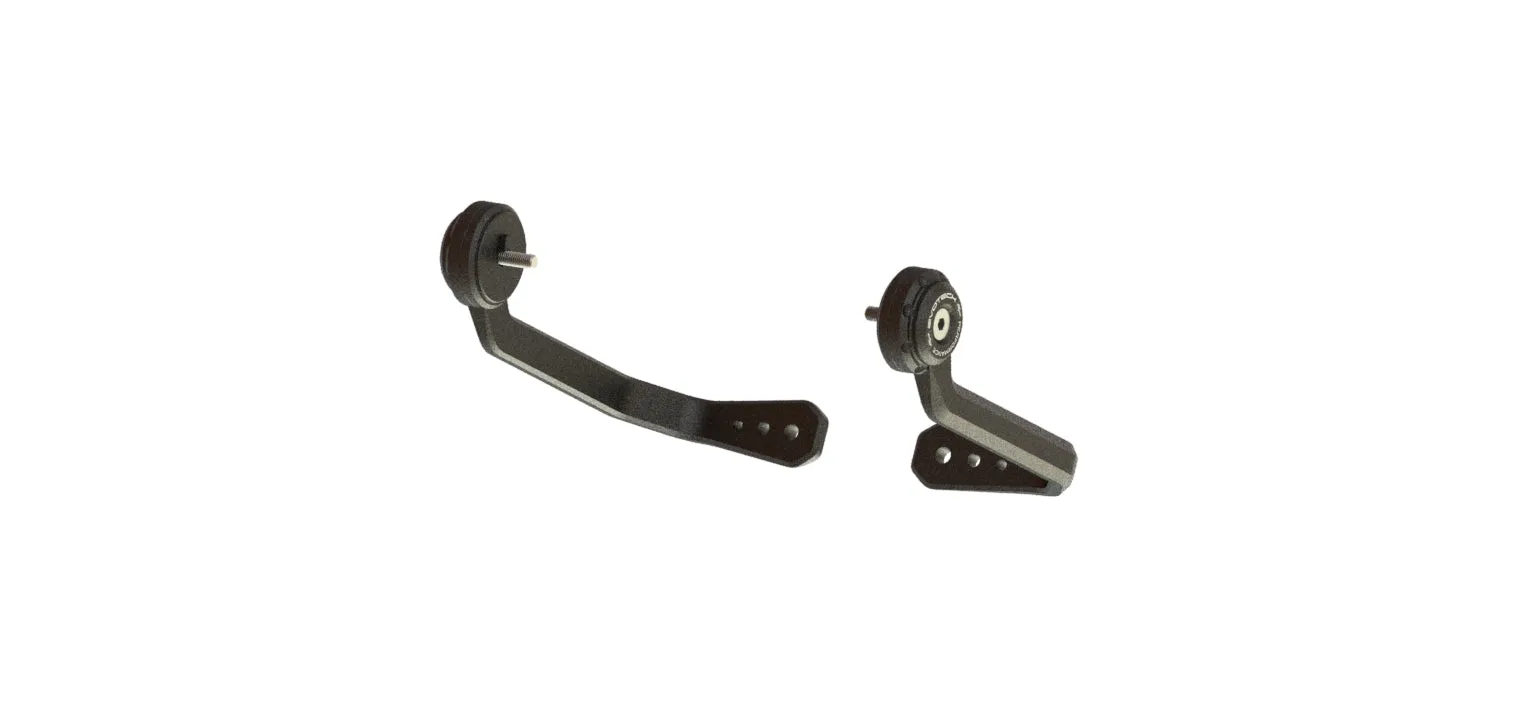 Evotech Brake And Clutch Lever Protector Kit - Triumph Trident 660 Triple Tribute Edition (2024 ) (Bar End Mirror Version)