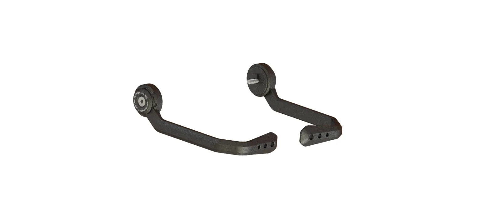 Evotech Brake And Clutch Lever Protector Kit - Triumph Trident 660 Triple Tribute Edition (2024 ) (Bar End Mirror Version)