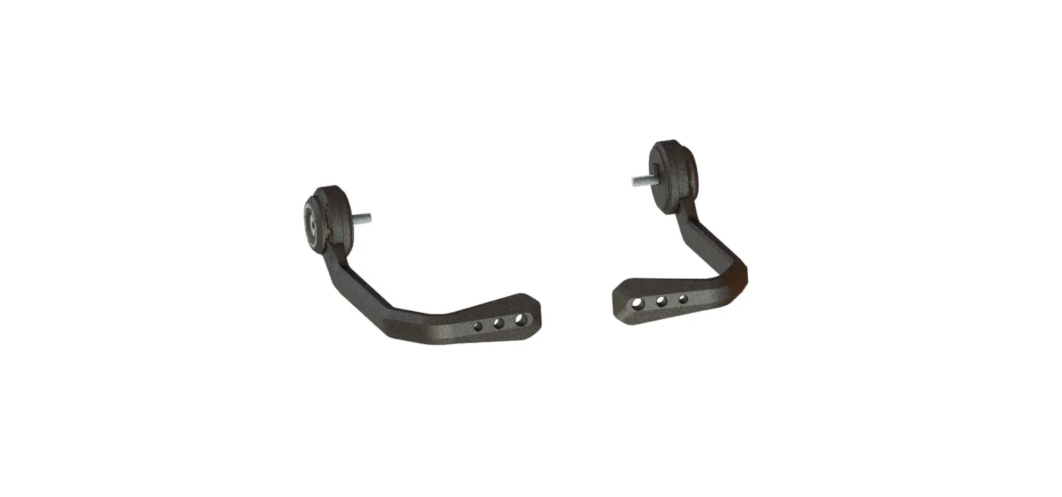 Evotech Brake And Clutch Lever Protector Kit - Triumph Trident 660 Triple Tribute Edition (2024 ) (Bar End Mirror Version)