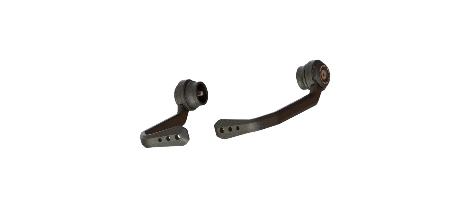 Evotech Triumph Street Triple RS Brake And Clutch Lever Protector Kit (2020-2022) (Non Bar End Mirror Version)