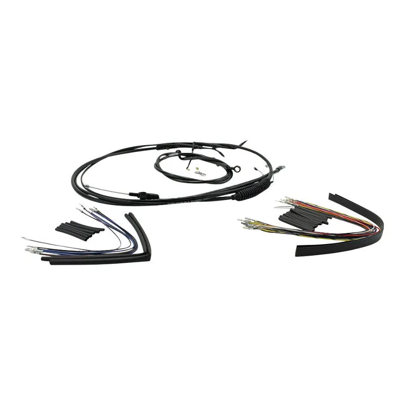 Extended Cable / Brake Line Kit For 12" Ape Hangers Harley Sportster XL 2007-2013