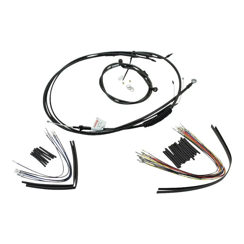 Extended Cable / Brake Line Kit For 12" Ape Hangers Harley Sportster XL 2007-2013