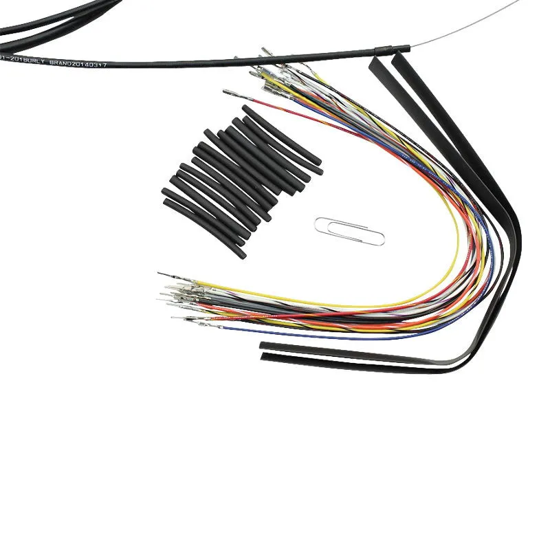 Extended Cable / Brake Line Kit For 16" Ape Hangers Harley Sportster XL 2007-2012