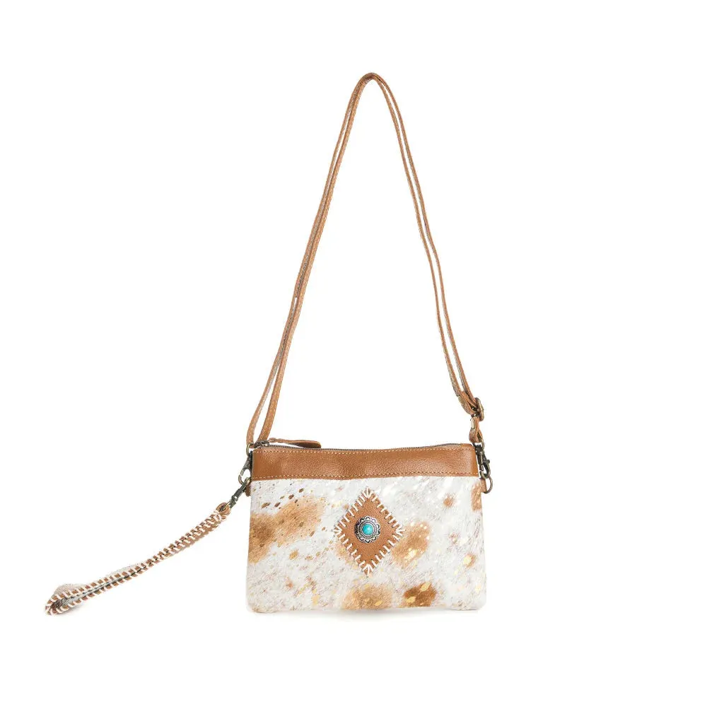 Eye Of The Goddess Crossbody Bag In Caramel