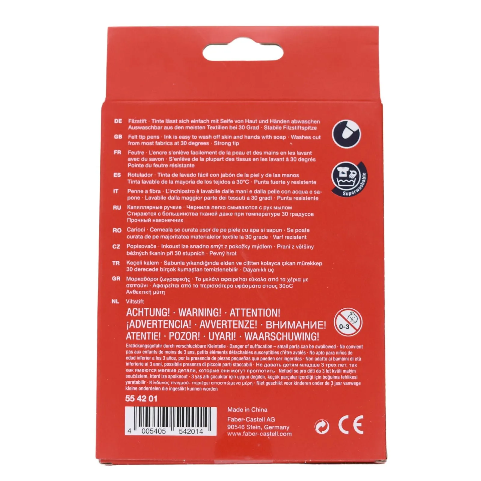 Faber-Castell - Felt Tip Pens - Pack of 12