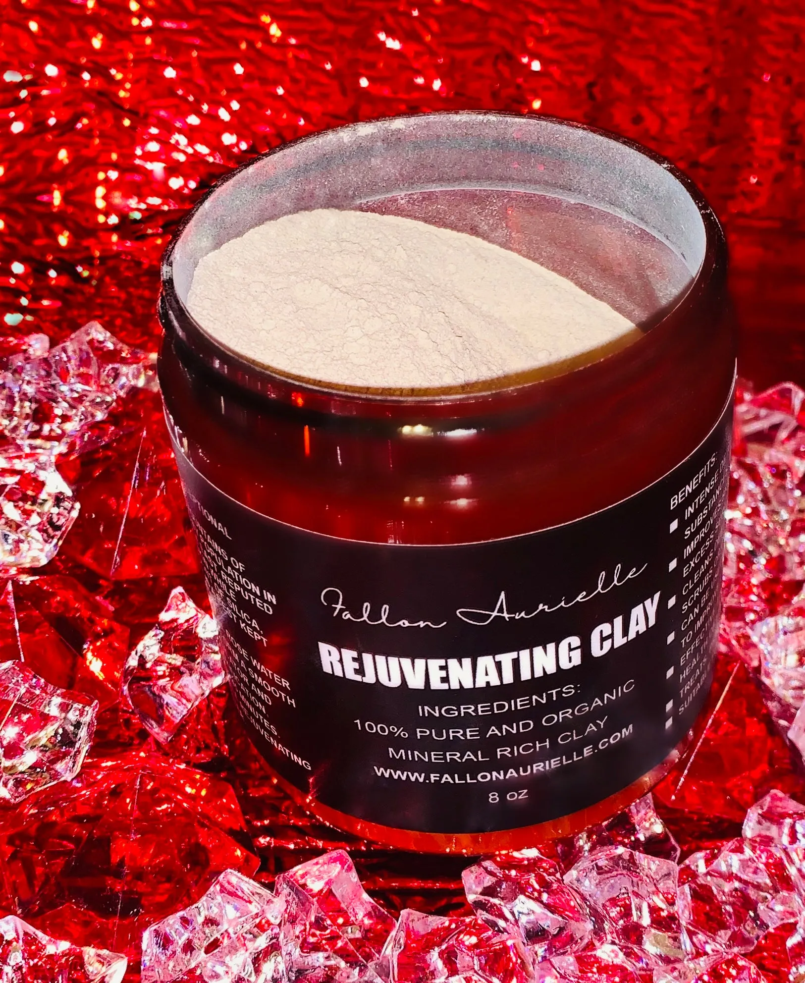 Fallon Aurielle Luxe Rejuvenating Clay Masks   Natural Rose Water Skincare Set