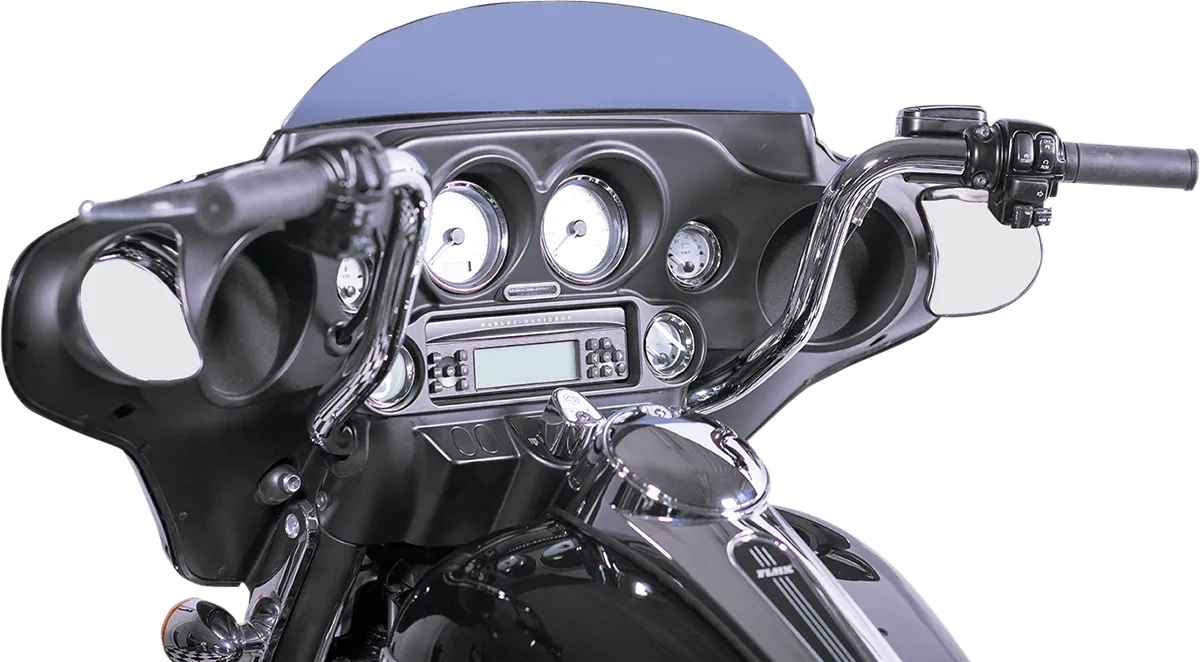 Fat Baggers, Inc. 909514 1-1/4in. EZ Install Handlebar Kit with Round Top Handlebars - Chrome