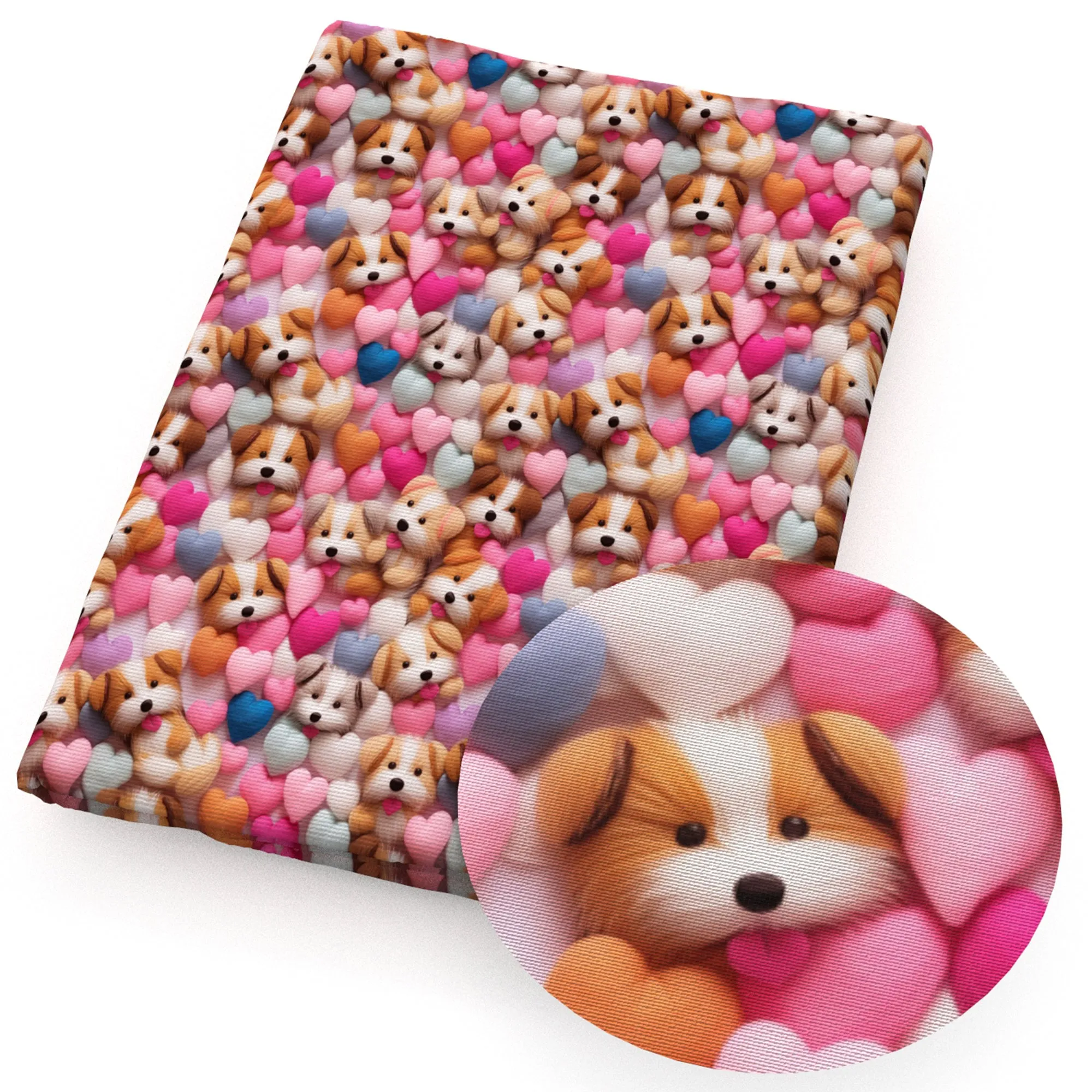faux embroidery fabric