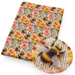 faux embroidery fabric