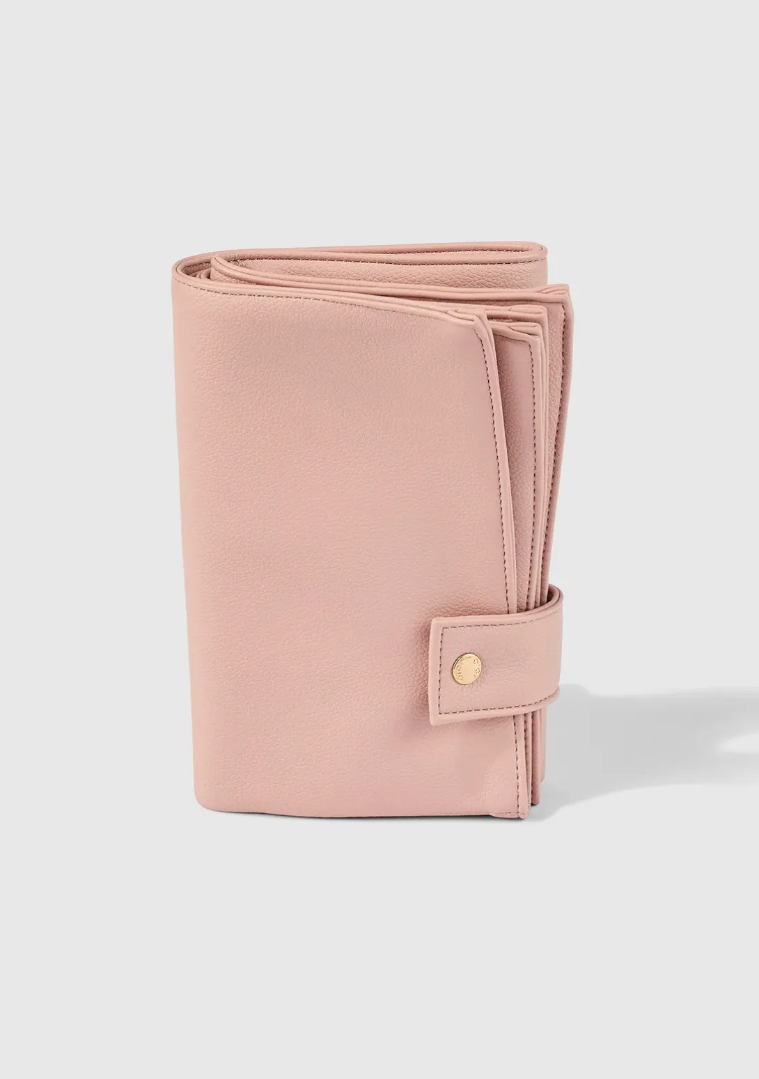 Faux Leather Changing Pouch Pink
