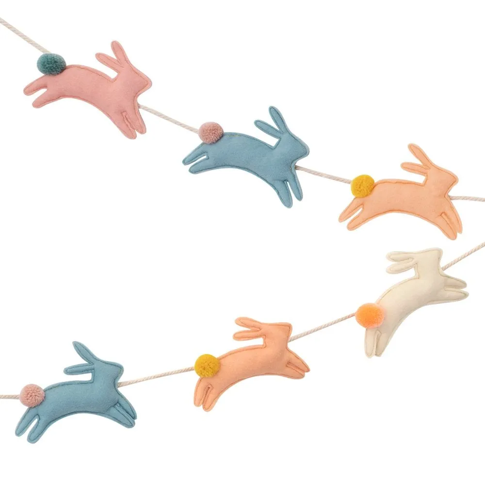 Felt Bunny Garland