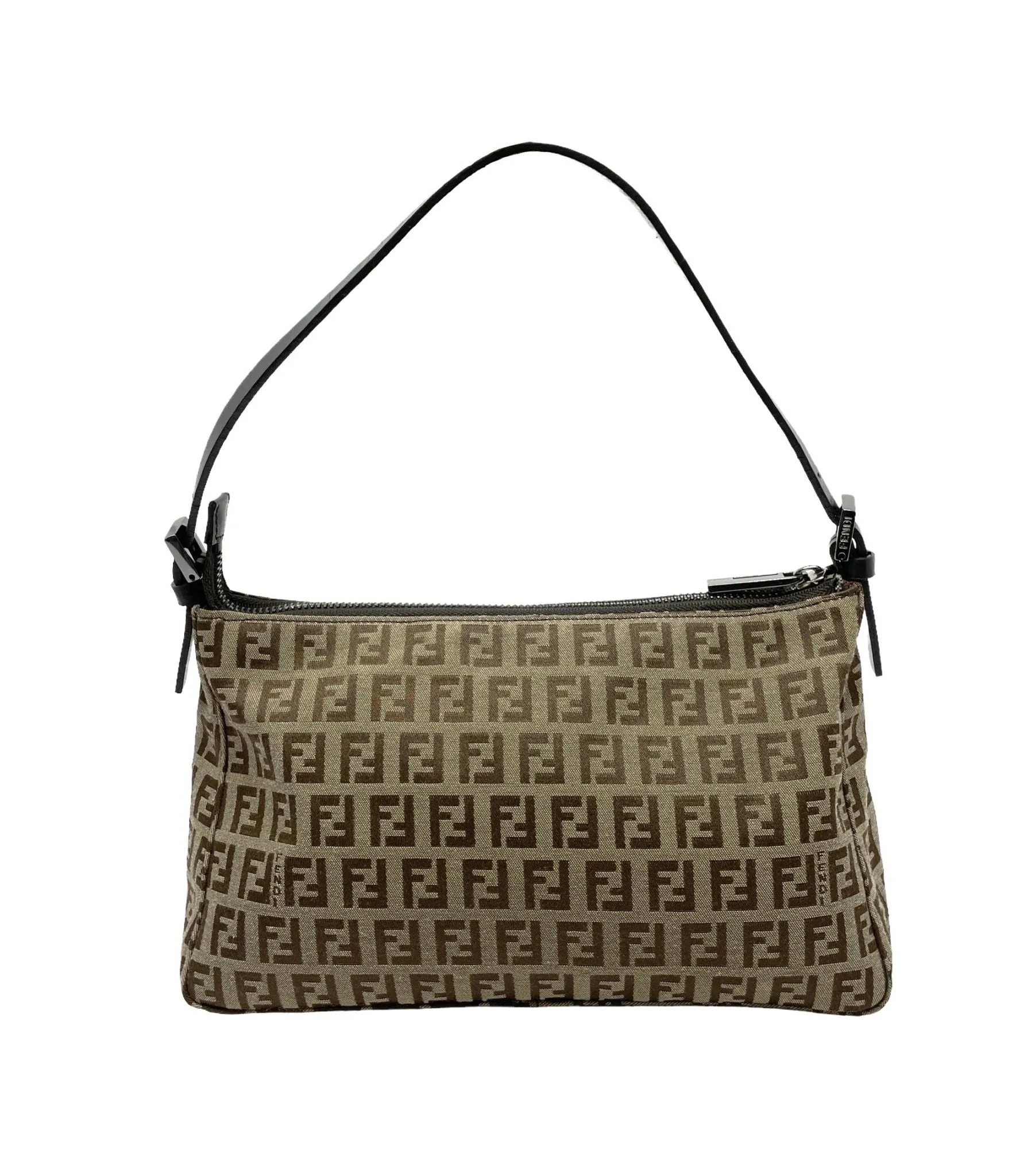 Fendi Brown Logo Mini Shoulder Bag