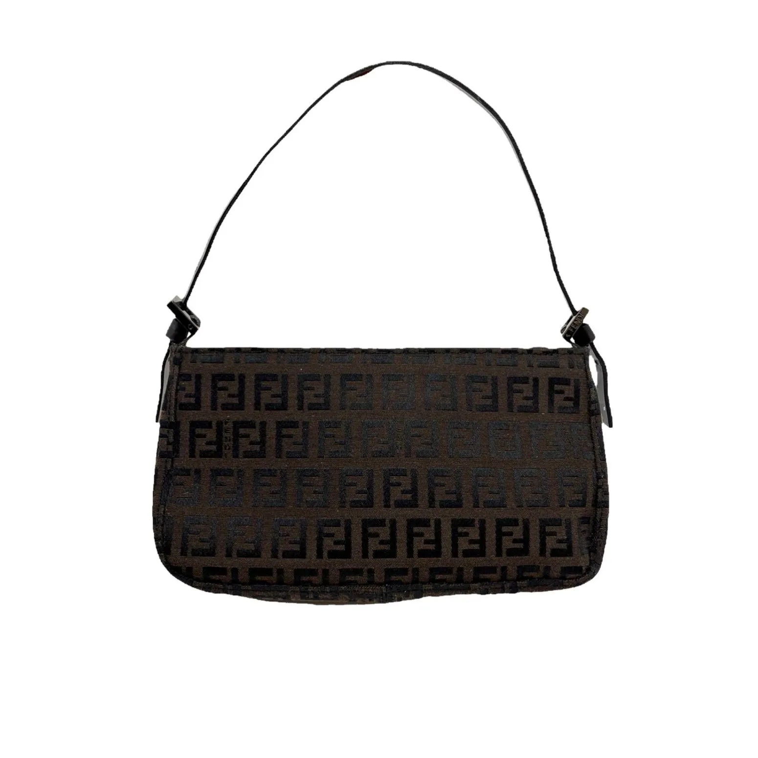 Fendi Brown Logo Mini Shoulder Bag