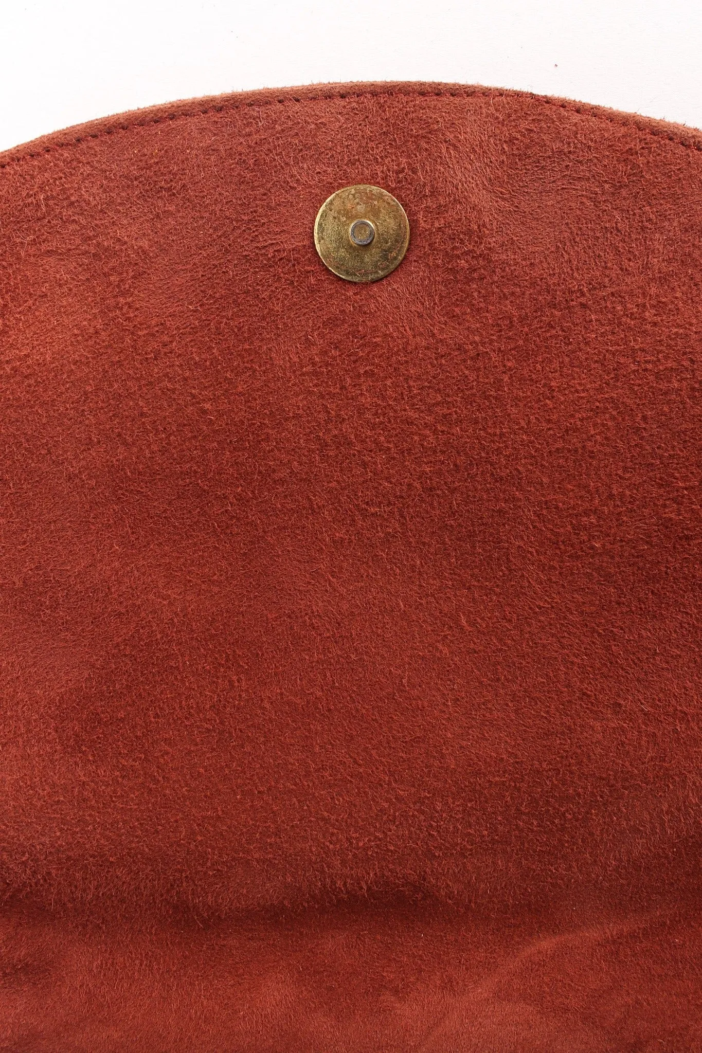 Filigree Suede Saddle Bag